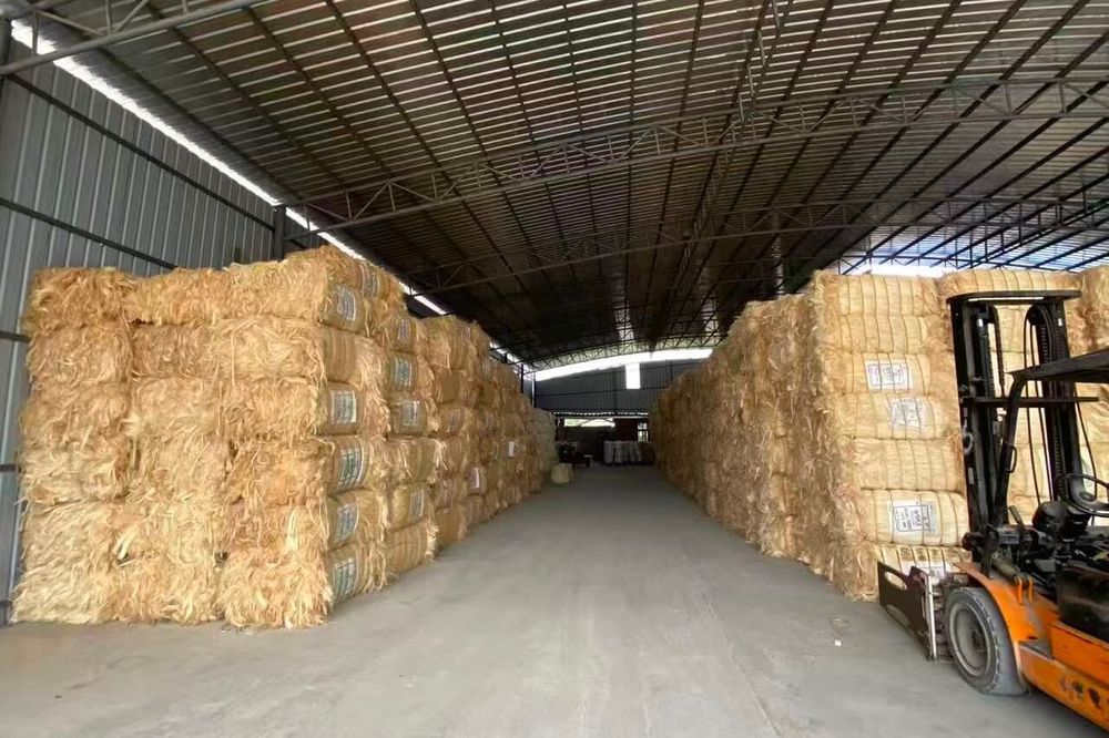 Sisal fiber raw material warehouse in Guangxi